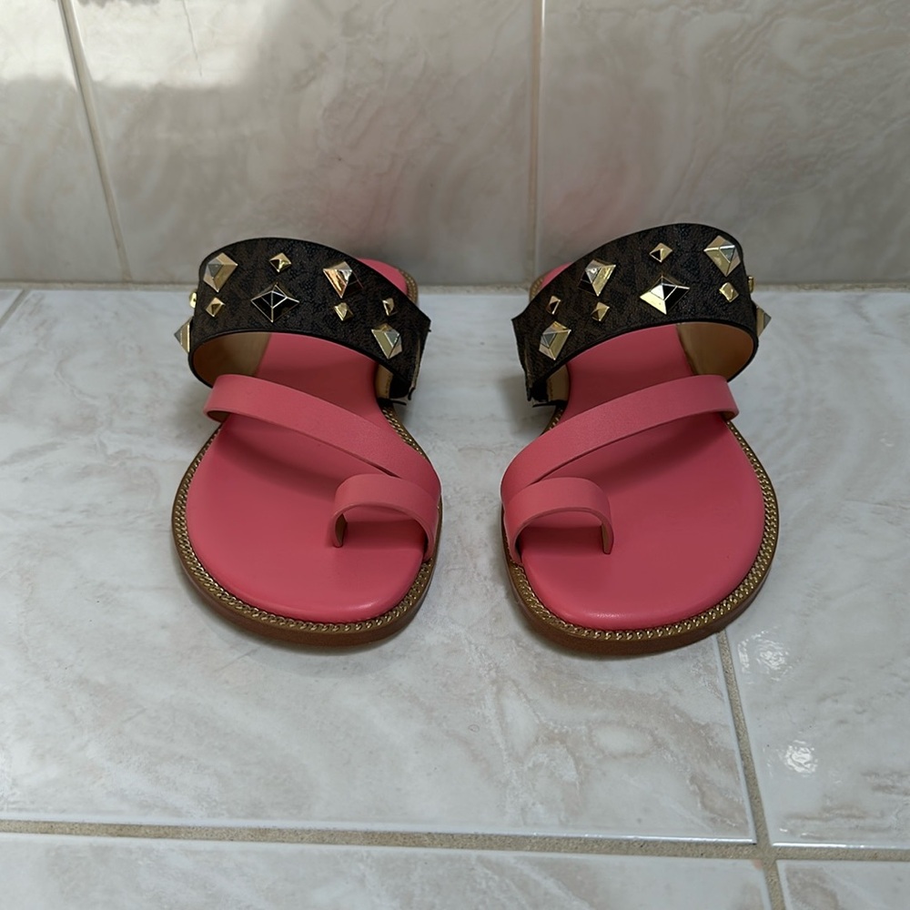 Michael Kors studded sandals size 6